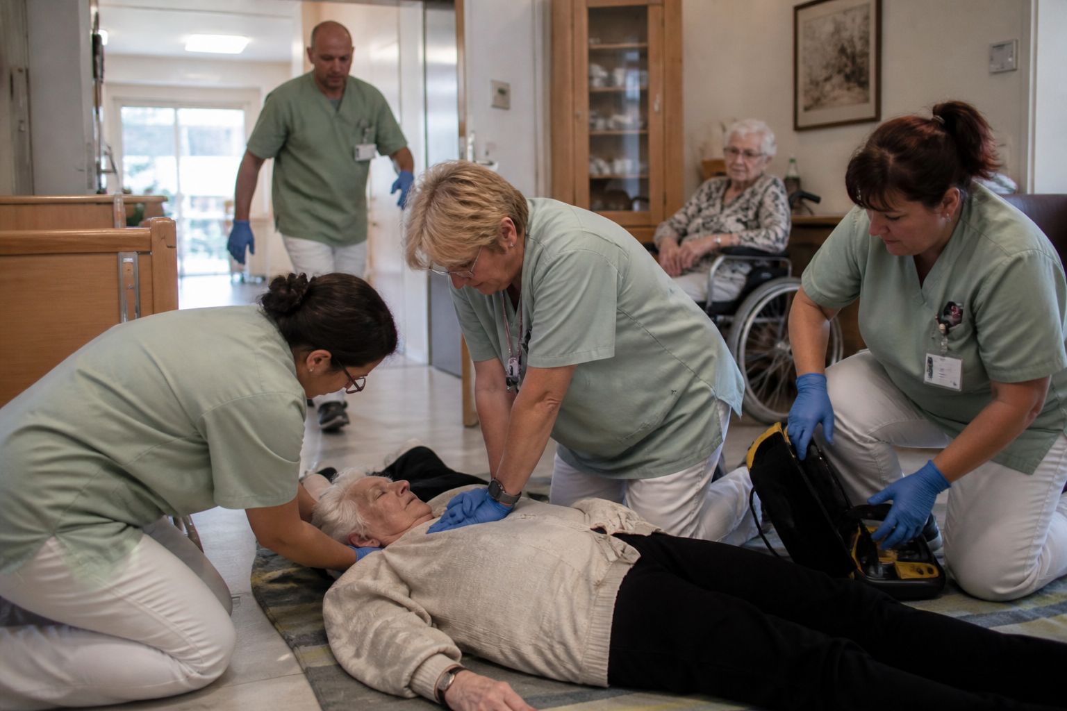 Notfalltraining für Pflegeheime & Rehakliniken